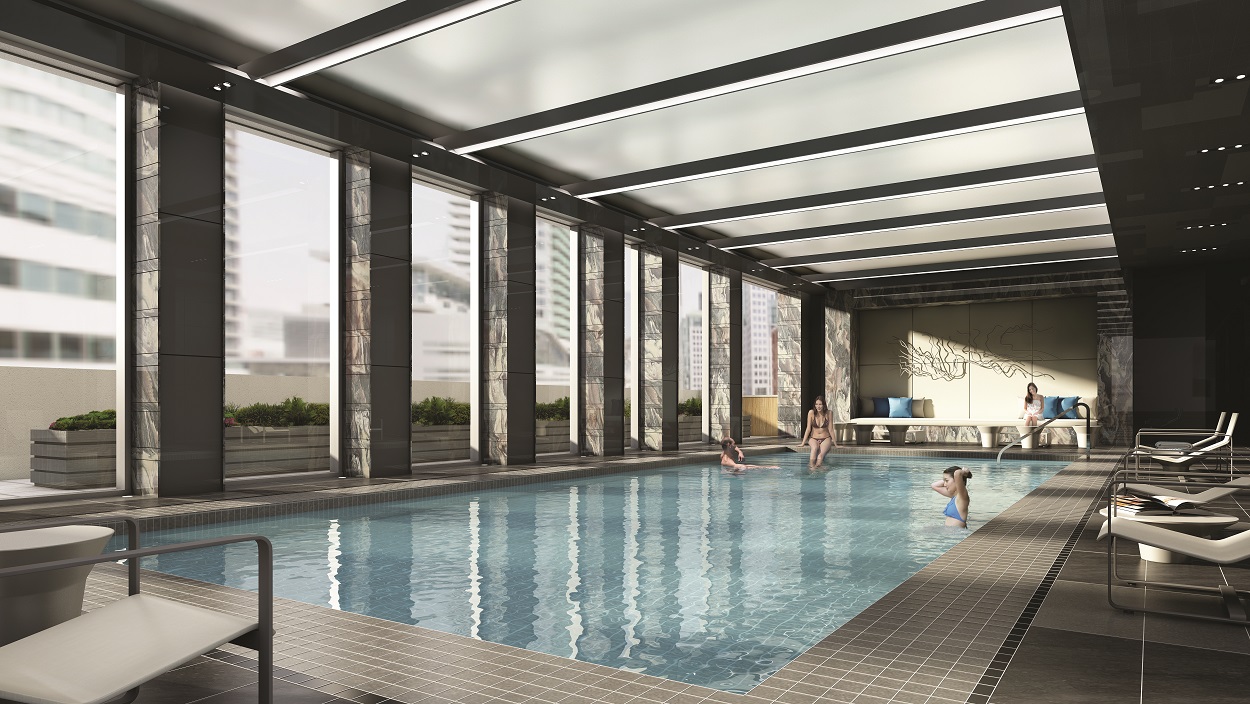 Swimming pool at 355 King West