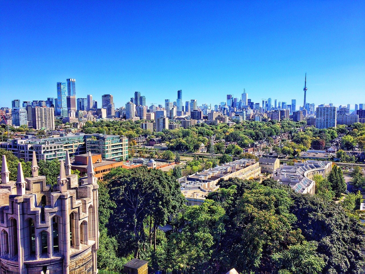 Toronto GTA skyline.