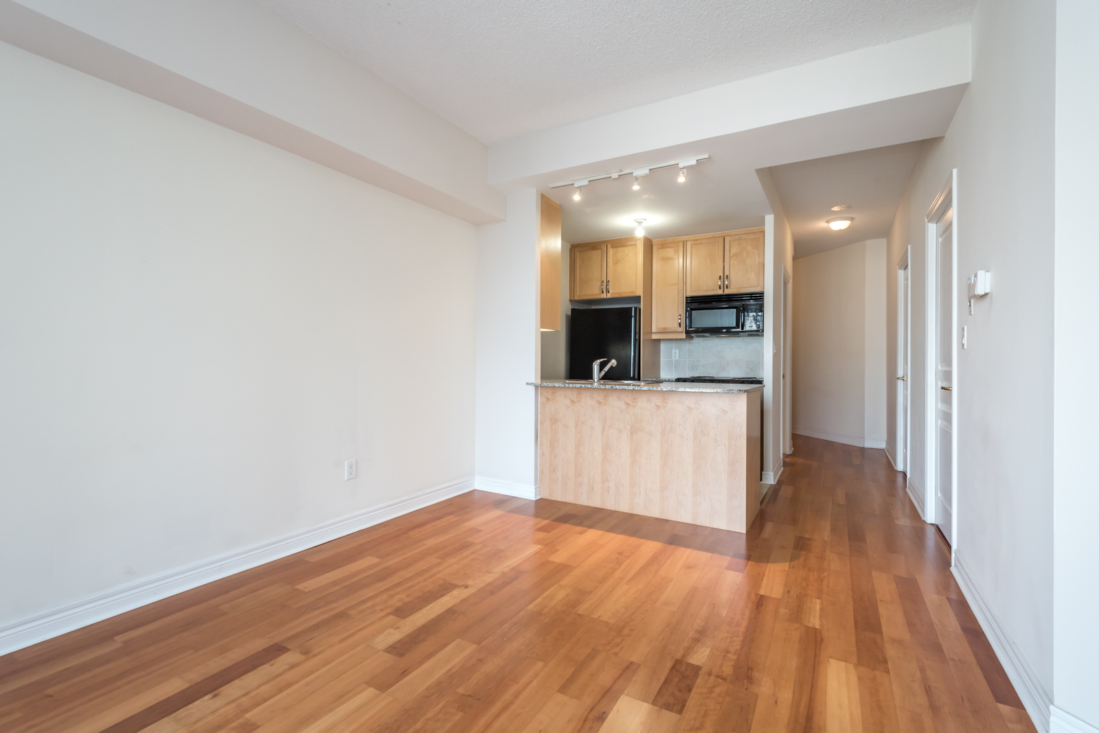 Photo of 100 Hayden Street living room and kitchen. And first of all, also, another, furthermore, finally, in addition because, so, due to, while, since, and therefore.