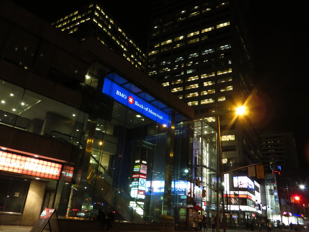 Photo of Yonge and Eglinton at night