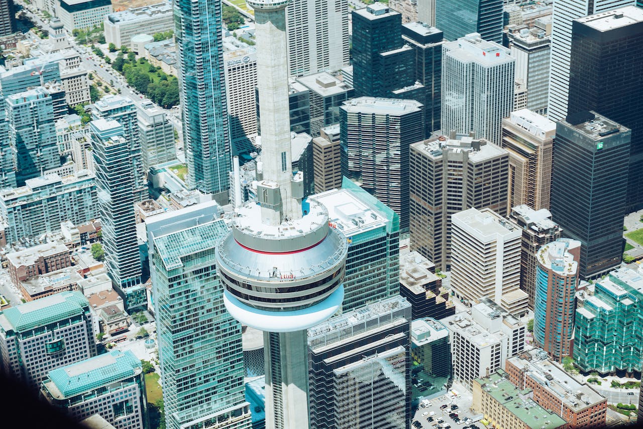 Ariel view of CN Tower to show relief as GTA buyers return to market.