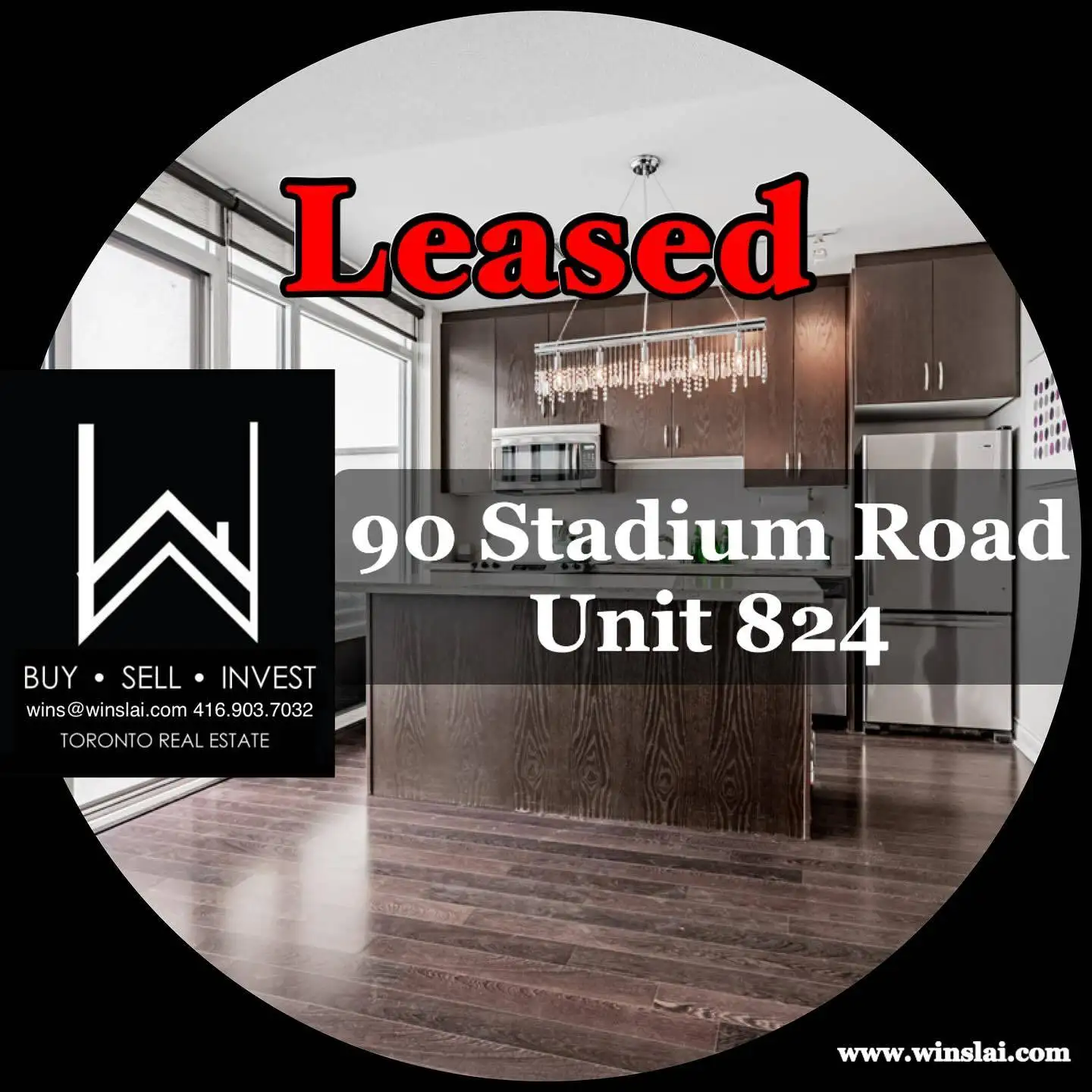 Leased flyer for 90 Stadium Rd.