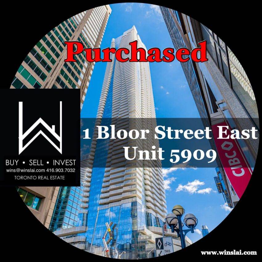 Purchased flyer for 1 Bloor St E