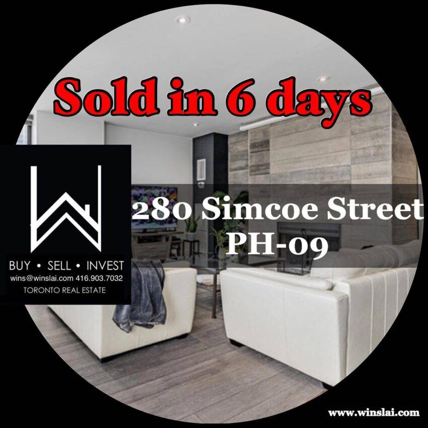 Sold In 6 Days Flyer - 280 Simcoe St
