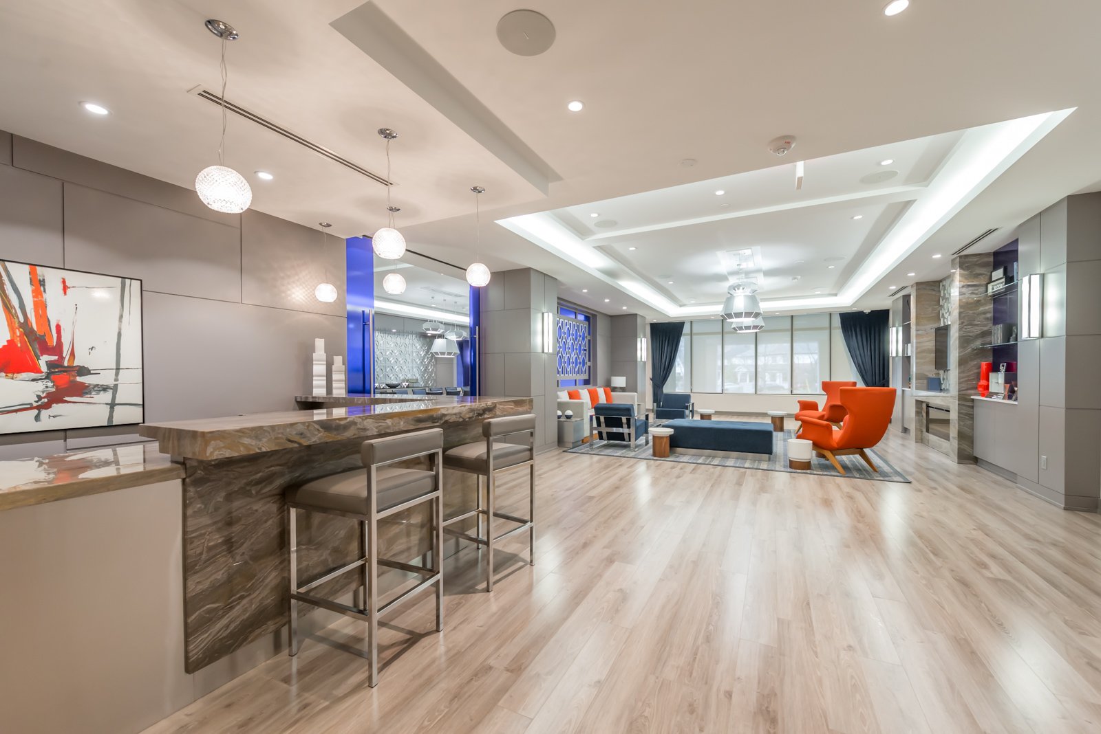 Condo games, party and conference room amenity.