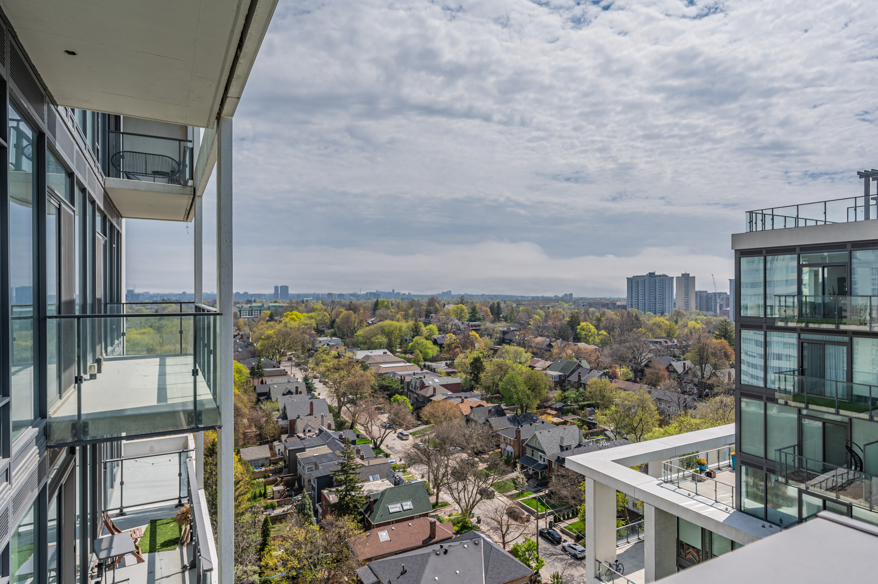 View of Toronto's Mount Pleasant West from 5 Soudan Ave Unit 1702.