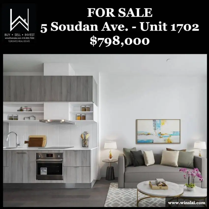 For Sale flyer for 5 Soudan Ave Unit 1702.