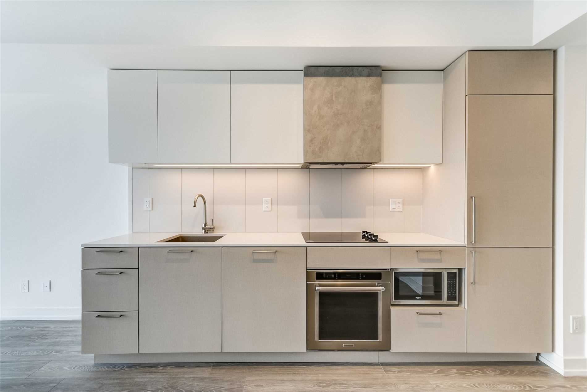 19 Western Battery Rd Unit 2921 – linear kitchen.