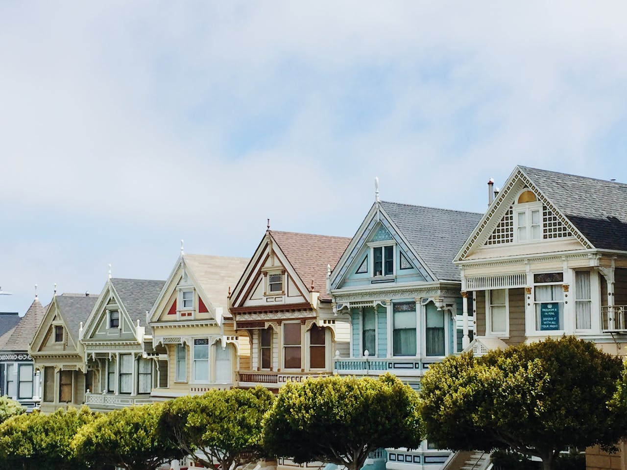 Row of houses.