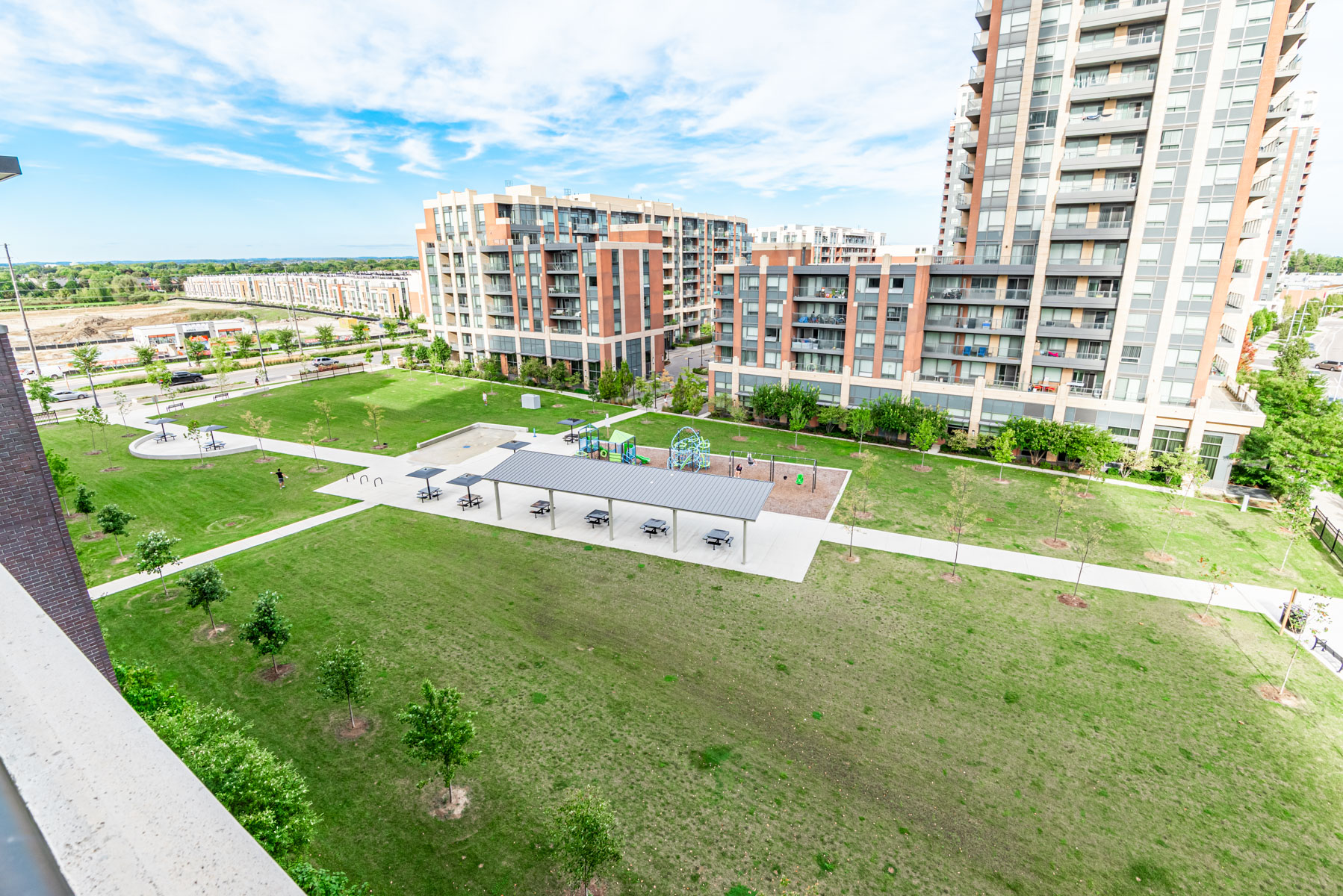 View of Debbi Wilkes Park from balcony of 171-15 Water Walk Drive.