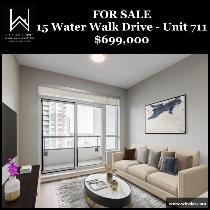 For Sale Flyer for 15 Water Walk Dr Unit 711.