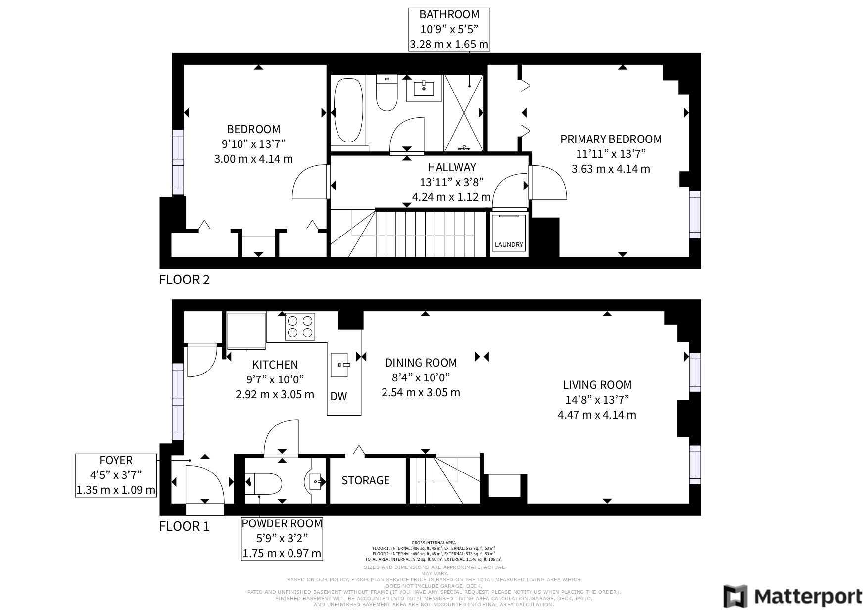 Floor Plans for 11 St Joseph St Unit 311