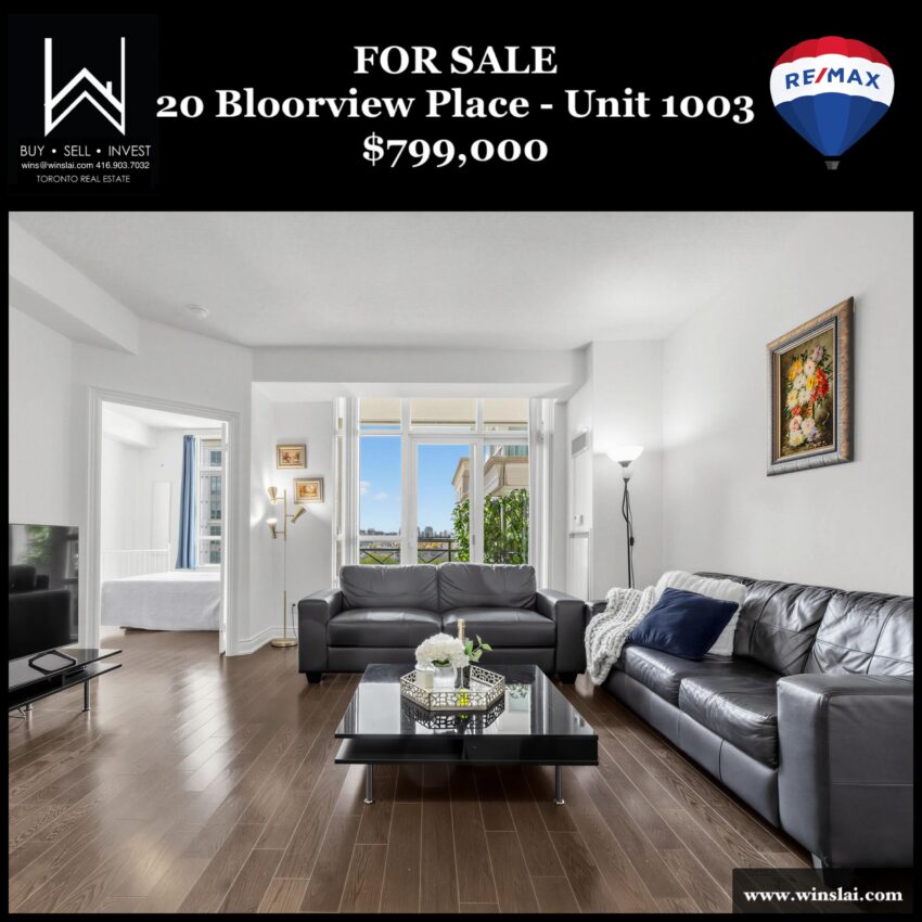20 Bloorview Place Unit 1003 for sale flyer.